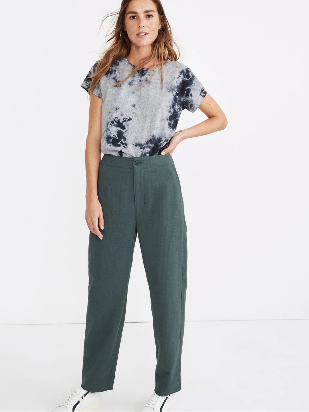 Madewell | Dark Green Cotton Cocoon Pants Size 24